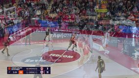 Τα Top 10 Plays του Ολυμπιακού στη νίκη επί της Μονακό και την ήττα από την Παρί