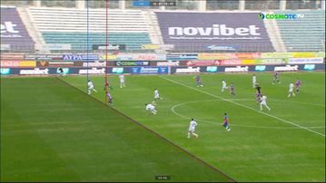 Βόλος - Ατρόμητος: Ακυρώθηκε γκολ του Μωραϊτη, έντονες διαμαρτυρίες από τους γηπεδούχους