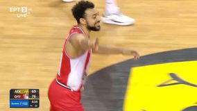 ΑΕΚ - Ολυμπιακός: Μεγάλα σουτ από τον Ουίλιαμς-Γκος