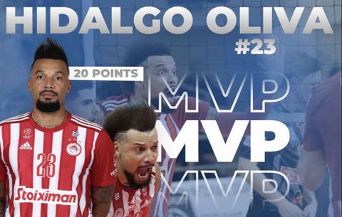 Ο Σαλβαντόρ Ιντάλγκο MVP της όγδοης αγωνιστικής της Volley League