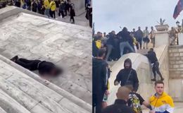 Προσοχή σκληρές εικόνες: Η στιγμή της επίθεσης των οπαδών της Μακάμπι Τελ Αβίβ στο Σύνταγμα (vids)