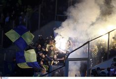 Ολυμπιακός - Μακάμπι Τελ Αβίβ 1-4: Πανηγύρισαν με τους οπαδούς τους οι Ισραηλινοί
