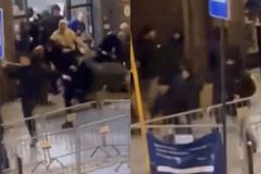 Άγριο ξύλο μεταξύ οπαδών της Ρέιντζερς και της Αταλάντα (vid)