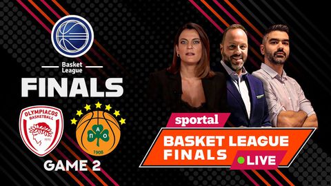 Sportal Basket League Finals LIVE: Ολυμπιακός - Παναθηναϊκός
