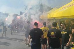 Το... pre-game των οπαδών της ΑΕΚ στη Λεμεσό! (vid)