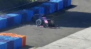 Σοβαρό ατύχημα του Κολαπίντο κατά τη διάρκεια των δοκιμών της Pirelli στην Ουγγαρία