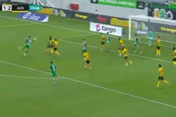 Η σουτάρα του Γκόλντσον για το 2-2 του Άρη Λεμεσού