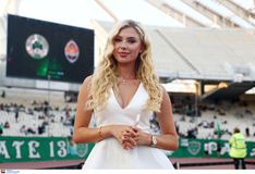 Τράβηξε τα βλέμματα στο ΟΑΚΑ η ρεπόρτερ της Σαχτάρ Ντάρια Μπόνταρ