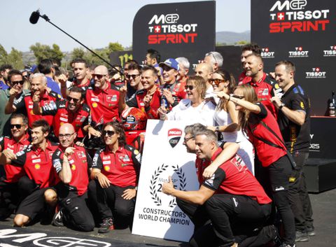 Η Ducati κατέκτησε τον έκτο συνεχόμενο τίτλο κατασκευαστών στο MotoGP