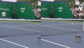 Το απόλυτο viral: Ο Αλκαράθ τρέλανε τους Κινέζους αφού προπονήθηκε με έναν μικρό κάδο σκουπιδιών (vid)