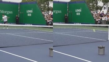 Το απόλυτο viral: Ο Αλκαράθ τρέλανε τους Κινέζους αφού προπονήθηκε με έναν μικρό κάδο σκουπιδιών (vid)