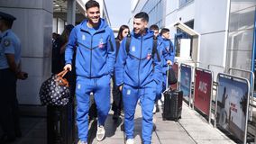 Αναχωρεί για Γλασκώβη η Εθνική Ελλάδας για τον αγώνα με τη Σκωτία