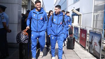 Αναχωρεί για Γλασκώβη η Εθνική Ελλάδας για τον αγώνα με τη Σκωτία