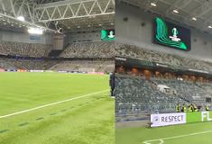 Εικόνες από την Tele2 Arena, όπου ο Παναθηναϊκός θα παίξει με την Τζουργκάρντεν