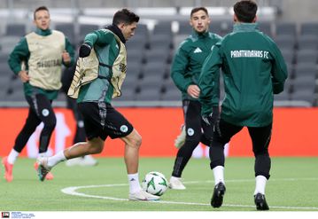 Η τελευταία προπόνηση του Παναθηναϊκού πριν τη μάχη από την Τζουργκάρντεν