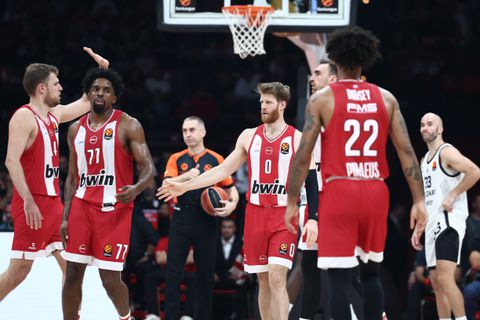 Η βαθμολόγια της EuroLeague μετά τη νίκη του Ολυμπιακού επί της Παρτιζάν