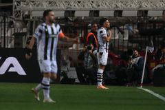 Πανηγυρισμός Τάισον μετά το γκολ στο ΠΑΟΚ - Άρης