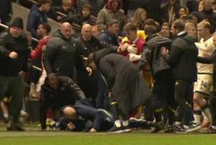 Αδιανόητο ξύλο και ένταση στη λήξη του Μπρίστολ-Μίλγουολ (vid)