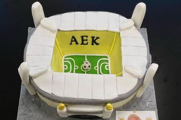 Η ξεχωριστή τούρτα - OPAP Arena για τα γενέθλια του Δημήτρη Μελισσανίδη