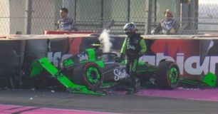 Σφοδρό ατύχημα του Ζου στα τρίτα δοκιμαστικά της Σαουδικής Αραβίας (vid)