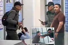 Ένας πρώην πυγμάχος έγινε ήρωας στο Καζακστάν! Αφόπλισε έναν άνδρα με μαχαίρι και έσωσε μια γυναίκα στο αεροδρόμιο του Αλμάτι