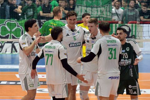 Πρωτιά για τον Παναθηναϊκό, δεύτερος ο Μίλωνας - Πως διαμορφώθηκε η βαθμολογία της Volley League