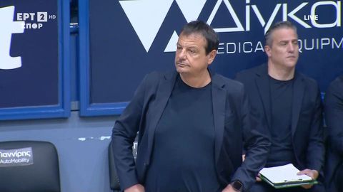 Το κενό βλέμμα του Εργκίν Αταμάν μετά το buzzer beater του Ηρακλή