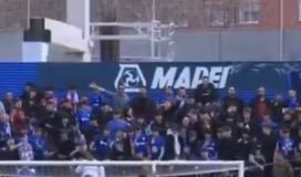 Προσωρινή διακοπή στο Χετάφε - Μπέτις για ξύλο στις εξέδρες! (vid)