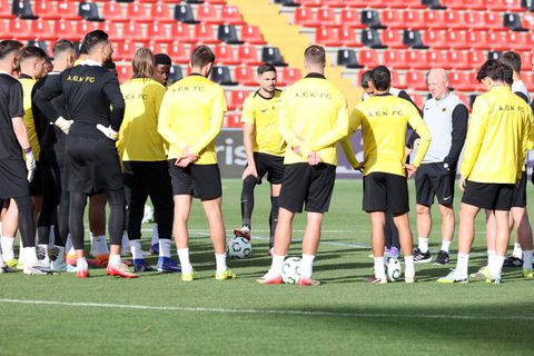 Το Sportal στην προπόνηση της ΑΕΚ πριν τη Ράγιο Βαγιεκάνο (Pics & Vids)
