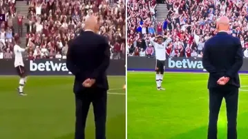 Το βλέμμα απόγνωσης του Ράσφορντ στον Τεν Χαχ μετά την γκάφα του Ντε Χέα (vid)