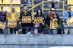 «Δικαιοσύνη για τον Άλκη» ζήτησαν οι οπαδοί του Άρη πριν τον αγώνα με την ΑΕΚ