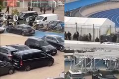 Επεισόδια και στο ματς των πιθανών αντιπάλων της ΑΕΚ - Πρόλαβε και επενέβη η αστυνομία (vid)