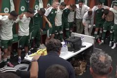 Το πάθος στα αποδυτήρια του Παναθηναϊκού η ατμόσφαιρα από το ματς με τη Σαχτάρ (vid)