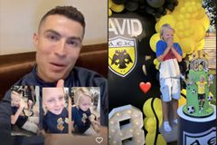 Ο Ρονάλντο ευχήθηκε στον γιο του Βίντα και εκείνος ξέσπασε σε κλάματα από τη συγκίνηση (vid)