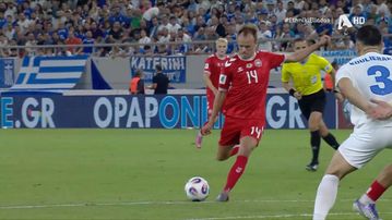 Ο Ντάμσγκααρντ με σουτ εκτός περιοχής έκανε το 1-0 για τη Δανία