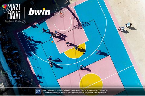 Bwin και «Μαζί για το Παιδί»: Αθλητική «κληρονομιά» στην Κάλυμνο με δύο νέα γήπεδα!