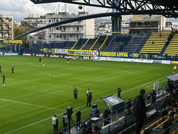 Το πανό των φίλων του Παναιτωλικού για τον δολοφονηθέντα οπαδό της ΑΕΚ