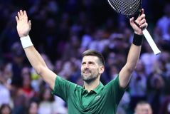 Η είσοδος του Τζόκοβιτς για τον τελικό του Hellenic Championship ATP 250