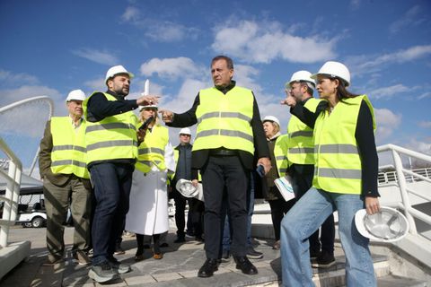 Στα εργοτάξια του ΟΑΚΑ ο Γιάννης Βρούτσης