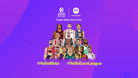 Euroleague και Motorola ενώνουν τις δυνάμεις τους για ένα πιο διαδραστικό παιχνίδι