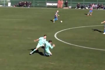 Ο Κούτσιας δέχτηκε αδιανόητη επίθεση από συμπαίκτη του κατά τη διάρκεια φιλικού (vid)