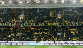 Το πανό της Original στην OPAP Arena: «Κάτω τα ξερά σας από την ΑΕΚ»