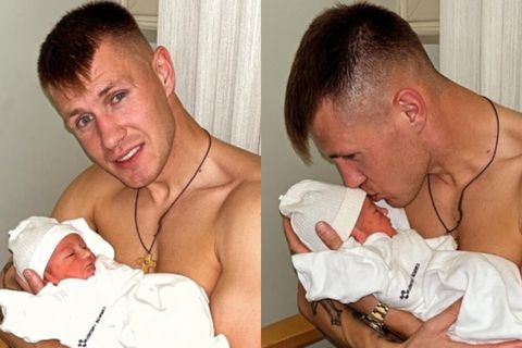 Ο Νταμιάν Σιμάνσκι έγινε πατέρας για πρώτη φορά