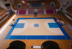 Mε νέο παρκέ το κλειστό της Νέας Αλικαρνασσού ενόψει του Final 8 του Κυπέλλου