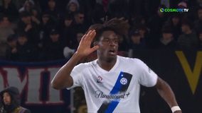 Κεφαλιά «οβίδα» από τον Μπίσεκ για το 1-0 της Ίντερ