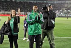 Οι πανηγυρισμοί του Τζιμπρίλ Σισέ για τη νίκη του Παναθηναϊκού κόντρα στον Ολυμπιακό