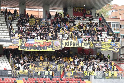 Τα πλάνα του Sportal από την εξέδρα του κόσμου της ΑΕΚ στο Βαγιέκας! (Pics & Vids)