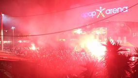 Η «Αγιά Σοφιά» στις φλόγες από τους οπαδούς της ομάδας