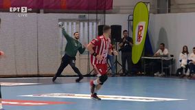 Σοβαρός τραυματισμός για τον τερματοφύλακα του Δούκα στον τελικό κόντρα στον Ολυμπιακό (vid)