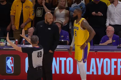 H αλλαγή του ΛεΜπρόν για μία... ανάσα, κυριολεκτικά! (vid)